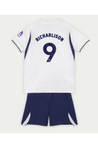 Tottenham Hotspur Richarlison #9 Jalkapallovaatteet Lasten Kotipeliasu 2026-27 Lyhythihainen (+ Lyhyet housut)